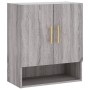 Sonoma gray engineered wood wall cabinet 60x31x70 cm by vidaXL, Lockers and storage cabinets - Ref: Foro24-829898, Price: 52,...