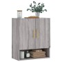 Sonoma gray engineered wood wall cabinet 60x31x70 cm by vidaXL, Lockers and storage cabinets - Ref: Foro24-829898, Price: 52,...