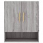 Sonoma gray engineered wood wall cabinet 60x31x70 cm by vidaXL, Lockers and storage cabinets - Ref: Foro24-829898, Price: 52,...