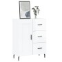 Aparador de madera contrachapada blanco brillante 69,5x34x90 cm de vidaXL, Aparadores - Ref: Foro24-830278, Precio: 103,54 €,...