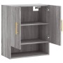 Sonoma gray engineered wood wall cabinet 60x31x70 cm by vidaXL, Lockers and storage cabinets - Ref: Foro24-829898, Price: 52,...