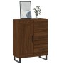 Aparador de madera de ingeniería marrón roble 69,5x34x90 cm de vidaXL, Aparadores - Ref: Foro24-830291, Precio: 105,32 €, Des...