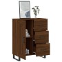 Aparador de madera de ingeniería marrón roble 69,5x34x90 cm de vidaXL, Aparadores - Ref: Foro24-830291, Precio: 105,32 €, Des...