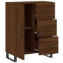 Aparador de madera de ingeniería marrón roble 69,5x34x90 cm de vidaXL, Aparadores - Ref: Foro24-830291, Precio: 105,32 €, Des...