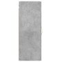 Armario de pared gris hormigón 34,5x34x90 cm de vidaXL, Aparadores - Ref: Foro24-828840, Precio: 44,42 €, Descuento: %