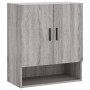 Sonoma Grauer Wandschrank aus Holzwerkstoff 60x31x70 cm von vidaXL, Schließfächer und Lagerschränke - Ref: Foro24-829930, Pre...