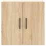 Sonoma oak engineered wood wall cabinet 60x31x60 cm by vidaXL, Lockers and storage cabinets - Ref: Foro24-829991, Price: 55,9...