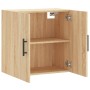 Sonoma oak engineered wood wall cabinet 60x31x60 cm by vidaXL, Lockers and storage cabinets - Ref: Foro24-829991, Price: 55,9...