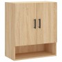 Sonoma oak engineered wood wall cabinet 60x31x70 cm by vidaXL, Lockers and storage cabinets - Ref: Foro24-829919, Price: 58,9...