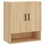 Wandschrank aus Sonoma-Eichenholzwerkstoff, 60 x 31 x 70 cm von vidaXL, Schließfächer und Lagerschränke - Ref: Foro24-829919,...