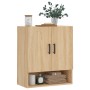 Sonoma oak engineered wood wall cabinet 60x31x70 cm by vidaXL, Lockers and storage cabinets - Ref: Foro24-829919, Price: 58,9...