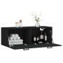 Black engineered wood wall cabinet 100x36.5x35 cm by vidaXL, Lockers and storage cabinets - Ref: Foro24-830133, Price: 51,18 ...