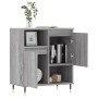 Aparador de madera contrachapada gris Sonoma 60x35x70 cm de vidaXL, Aparadores - Ref: Foro24-831186, Precio: 59,35 €, Descuen...