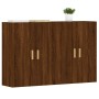 Wandschränke 2 Stk. Holzwerkstoff braune Eiche von vidaXL, Sideboards - Ref: Foro24-3197880, Preis: 152,71 €, Rabatt: %