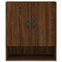 Engineered wood brown oak wall cabinet 60x31x70 cm by vidaXL, Lockers and storage cabinets - Ref: Foro24-829907, Price: 62,88...