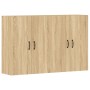 Armarios de pared 2 uds madera de ingeniería roble Sonoma de vidaXL, Aparadores - Ref: Foro24-3197883, Precio: 167,52 €, Desc...