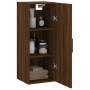 Oak brown wall cabinet 34.5x34x90 cm by vidaXL, Sideboards - Ref: Foro24-828883, Price: 39,55 €, Discount: %