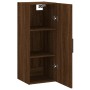 Oak brown wall cabinet 34.5x34x90 cm by vidaXL, Sideboards - Ref: Foro24-828883, Price: 39,55 €, Discount: %