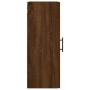 Oak brown wall cabinet 34.5x34x90 cm by vidaXL, Sideboards - Ref: Foro24-828883, Price: 39,55 €, Discount: %