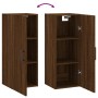 Oak brown wall cabinet 34.5x34x90 cm by vidaXL, Sideboards - Ref: Foro24-828883, Price: 39,55 €, Discount: %