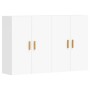 Armarios de pared 2 uds madera de ingeniería blanco de vidaXL, Aparadores - Ref: Foro24-3197873, Precio: 168,48 €, Descuento: %