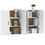 Wall cabinets 2 pcs white engineered wood by vidaXL, Sideboards - Ref: Foro24-3197873, Price: 168,48 €, Discount: %