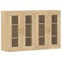 Armarios de pared 2 uds madera de ingeniería roble Sonoma de vidaXL, Aparadores - Ref: Foro24-3197899, Precio: 164,17 €, Desc...