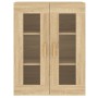 Armarios de pared 2 uds madera de ingeniería roble Sonoma de vidaXL, Aparadores - Ref: Foro24-3197899, Precio: 164,17 €, Desc...