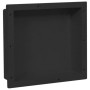 Hornacina de ducha negro 41x36x10 cm de vidaXL, Paredes y mamparas de ducha - Ref: Foro24-151391, Precio: 50,81 €, Descuento: %