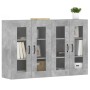 Wall cabinets 2 pcs concrete gray engineered wood by vidaXL, Sideboards - Ref: Foro24-3197908, Price: 161,76 €, Discount: %