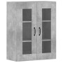 Armarios de pared 2 uds madera de ingeniería gris hormigón de vidaXL, Aparadores - Ref: Foro24-3197908, Precio: 161,76 €, Des...