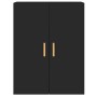 Armarios de pared 2 uds madera de ingeniería negro de vidaXL, Aparadores - Ref: Foro24-3197874, Precio: 152,88 €, Descuento: %