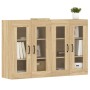 Wall cabinets 2 units engineered wood Sonoma oak by vidaXL, Sideboards - Ref: Foro24-3197907, Price: 151,98 €, Discount: %