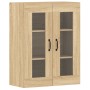 Wall cabinets 2 units engineered wood Sonoma oak by vidaXL, Sideboards - Ref: Foro24-3197907, Price: 151,98 €, Discount: %