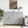 Wall cabinets 2 pcs concrete gray engineered wood by vidaXL, Sideboards - Ref: Foro24-3197876, Price: 158,30 €, Discount: %