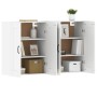 Wall cabinets 2 pcs white engineered wood by vidaXL, Sideboards - Ref: Foro24-3197985, Price: 170,53 €, Discount: %