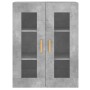 Armarios de pared 2 uds madera de ingeniería gris hormigón de vidaXL, Aparadores - Ref: Foro24-3197900, Precio: 150,61 €, Des...