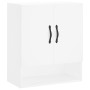 White engineered wood wall cabinet 60x31x70 cm by vidaXL, Lockers and storage cabinets - Ref: Foro24-829900, Price: 58,88 €, ...