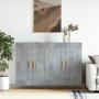 Wall cabinets 2 pcs concrete gray engineered wood by vidaXL, Sideboards - Ref: Foro24-3197980, Price: 122,52 €, Discount: %