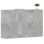 Wall cabinets 2 pcs concrete gray engineered wood by vidaXL, Sideboards - Ref: Foro24-3197980, Price: 122,52 €, Discount: %