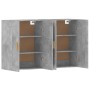 Armarios de pared 2 uds madera de ingeniería gris hormigón de vidaXL, Aparadores - Ref: Foro24-3197980, Precio: 122,22 €, Des...