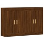 Wandschränke, 2 Stück, Eichenbraun, Holzwerkstoff von vidaXL, Sideboards - Ref: Foro24-3197984, Preis: 133,34 €, Rabatt: %