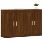 Wandschränke, 2 Stück, Eichenbraun, Holzwerkstoff von vidaXL, Sideboards - Ref: Foro24-3197984, Preis: 133,34 €, Rabatt: %