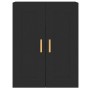 Armarios de pared 2 uds madera de ingeniería negro de vidaXL, Aparadores - Ref: Foro24-3197978, Precio: 143,94 €, Descuento: %