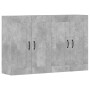 Armarios de pared 2 uds madera de ingeniería gris hormigón de vidaXL, Aparadores - Ref: Foro24-3197988, Precio: 122,67 €, Des...