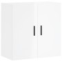 Glossy white engineered wood wall cabinet 60x31x60 cm by vidaXL, Lockers and storage cabinets - Ref: Foro24-829982, Price: 60...