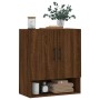 Engineered wood brown oak wall cabinet 60x31x70 cm by vidaXL, Lockers and storage cabinets - Ref: Foro24-829939, Price: 60,79...