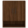 Engineered wood brown oak wall cabinet 60x31x70 cm by vidaXL, Lockers and storage cabinets - Ref: Foro24-829939, Price: 60,79...