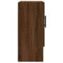 Engineered wood brown oak wall cabinet 60x31x70 cm by vidaXL, Lockers and storage cabinets - Ref: Foro24-829939, Price: 60,79...