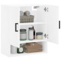 White engineered wood wall cabinet 60x31x70 cm by vidaXL, Lockers and storage cabinets - Ref: Foro24-829908, Price: 57,12 €, ...